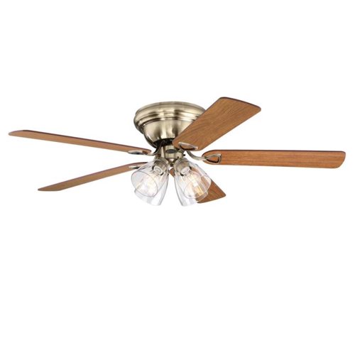 Westinghouse 52 in. Antique Brass Brown LED Indoor Ceiling Fan