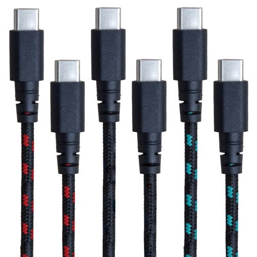 Fusebox Type C to Type C Cable 4-9 ft. Assorted