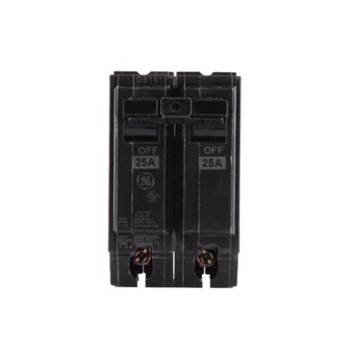 GE Q Line 25 amps Plug In 2-Pole Circuit Breaker