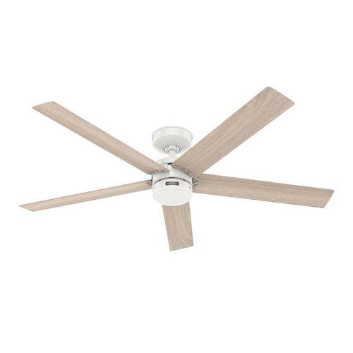 Hunter Fan Burton 52 in. White Indoor and Outdoor Ceiling Fan