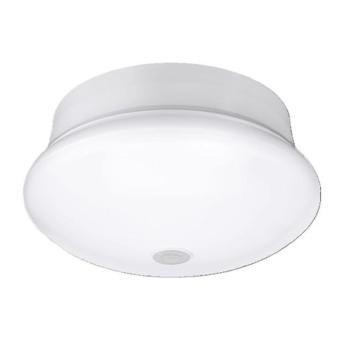 ETI 3.58 in. H X 7 in. W X 7 in. L White LED Ceiling Spin Light