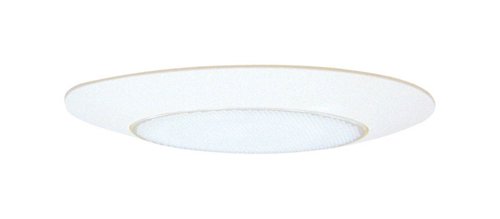 Halo Matte White 6 in. W Glass LED Shower Lens/Trim 60 W
