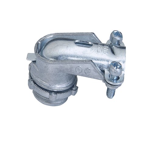 Sigma Engineered Solutions ProConnex 3/4 in. D Die-Cast Zinc 90 Degree Squeeze Connector For AC, MC