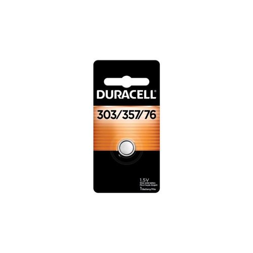 Duracell Silver Oxide 303/357/76 1.5 V 175 mAh Electronic/Watch Battery 1 pk