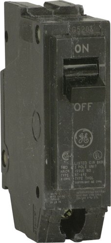 GE Q-Line 15 amps Standard Single Pole Circuit Breaker
