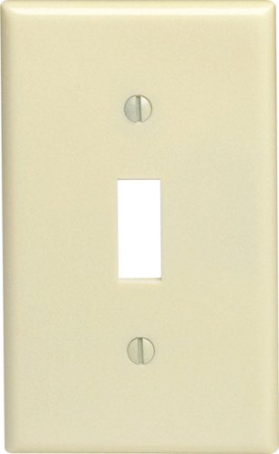 Leviton Ivory 1 gang Thermoset Plastic Toggle Wall Plate 1 pk
