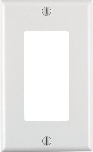 Leviton Decora White 1 gang Thermoset Plastic Decorator Wall Plate 1 pk