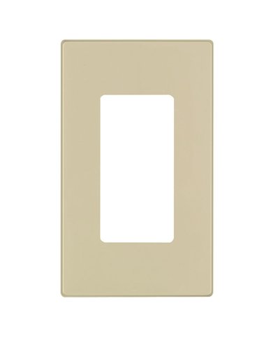 Leviton Ivory 1 gang Thermoset Plastic Decorator Wall Plate 1 pk