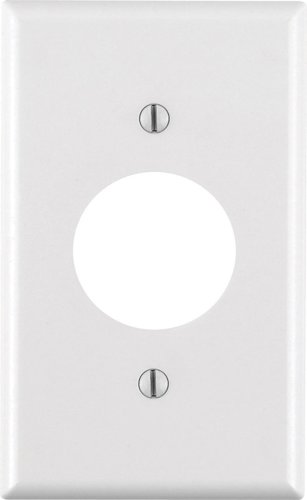 Leviton White 1 gang Thermoset Plastic Outlet Wall Plate 1 pk