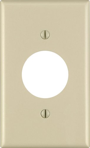 Leviton Ivory 1 gang Thermoset Plastic Outlet Wall Plate 1 pk