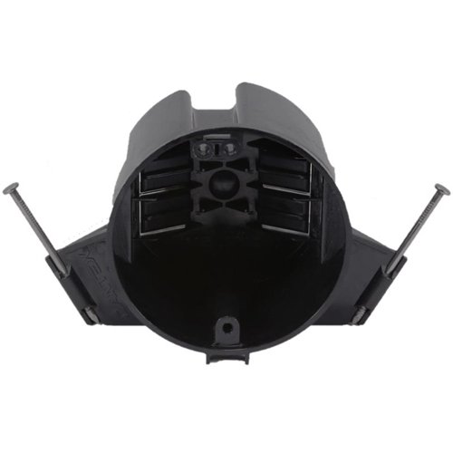 Cantex EZ Box New Work 18 cu in Round Polycarbonate Ceiling Box Black