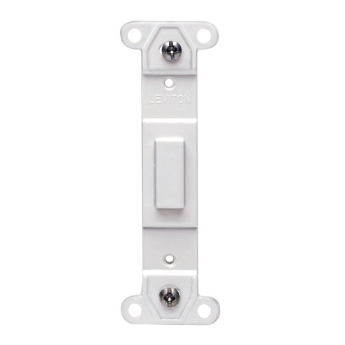 Leviton White 1 gang Plastic Blank Wall Plate 1 pk