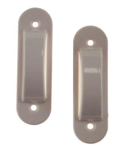 Amerelle Gloss White Plastic Toggle Switch Guard 2 pk