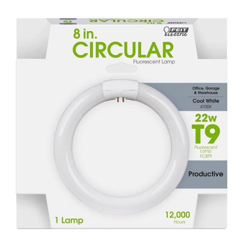 Feit Legacy Bulbs 22 W T9 8.3 in. D X 8.3 in. L Circline Fluorescent Bulb Cool White Circular 4100 K