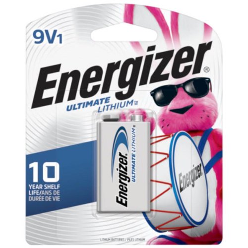 Energizer Advanced Lithium 9-Volt 9 V 750 mAh Battery 9V1 1 pk