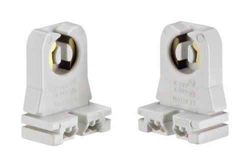 Leviton Thermoset Plastic Fluorescent Pedestal Base Lampholder 1 pk