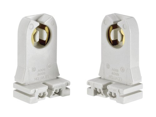 Leviton Thermoset Plastic Fluorescent Pedestal Base Lampholder 1 pk
