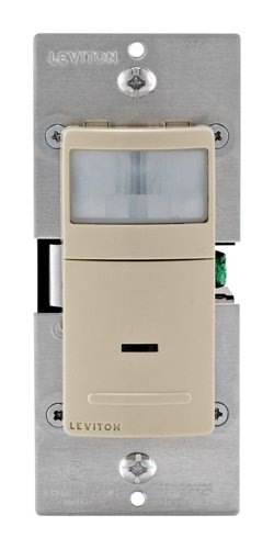 Leviton 2.5 amps Single Pole Motion Sensor Switch Ivory 1 pk