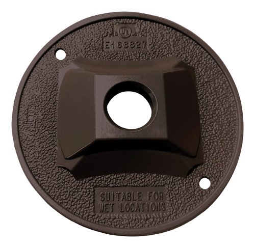 Sigma Engineered Solutions Round Die-Cast Metal 4.13 in. H X 4.13 in. W Lampholder Cover