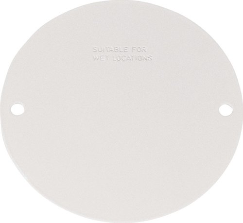 Sigma Engineered Solutions Round Stamped Steel 4.13 in. H X 4.13 in. W Flat Box Cover