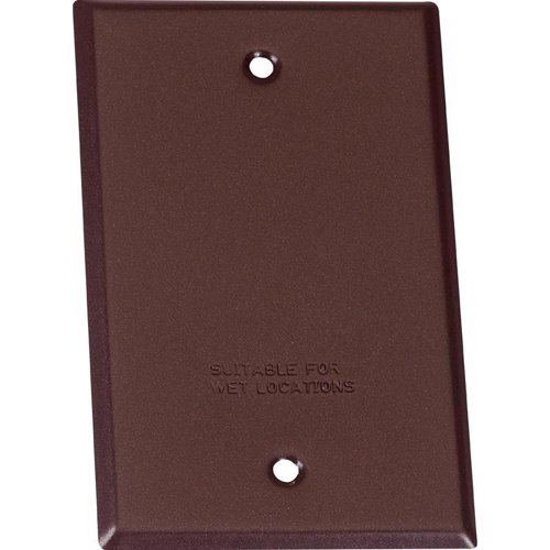 Sigma Engineered Solutions Rectangle Stamped Steel 1 gang 4.52 in. H X 2.77 in. W Flat Box Cover