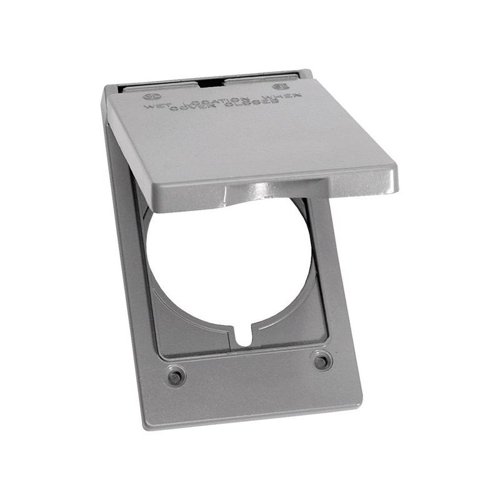 Sigma Engineered Solutions Rectangle Die-Cast Metal 1 gang 4.57 in. H X 2.83 in. W 30/50 Amp Recepta