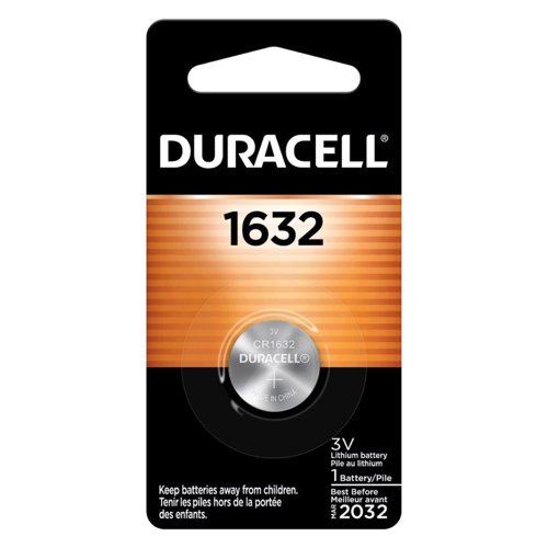 Duracell Lithium Coin 1632 3 V 137 mAh Medical Battery 1 pk