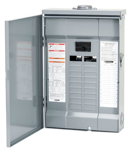 Square D HomeLine 100 amps 120/240 V 20 space 40 circuits Combination Mount Main Breaker Load Center