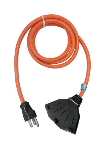 Projex Indoor 10 ft. L Orange Extension Cord 12/3