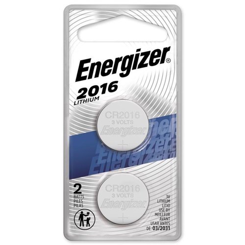 Energizer Lithium 2016 3 V Electronic/Watch Battery 2016BP-2N 2 pk