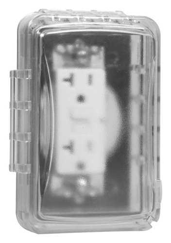 TayMac Rectangle Thermoplastic 1 gang 5.61 in. H X 5.61 in. W Box Cover