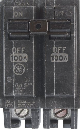 GE Q-Line 100 amps Standard 2-Pole Circuit Breaker