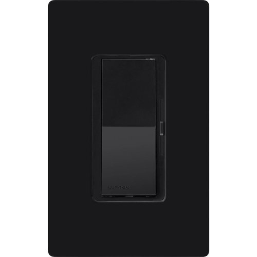 Lutron Diva Black 600 W 3-Way Dimmer Switch 1 pk