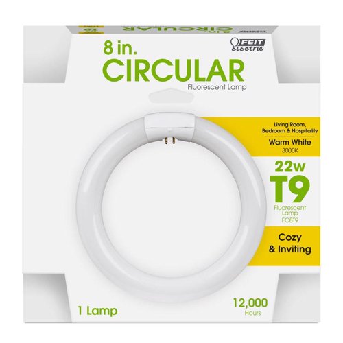 Feit Legacy Bulbs 22 W T9 8.3 in. D X 8.3 in. L Circline Fluorescent Bulb Bright White Linear 3000 K