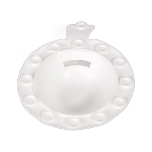 TubShroom BathShroom Matte Plastic Overflow Drain Cover