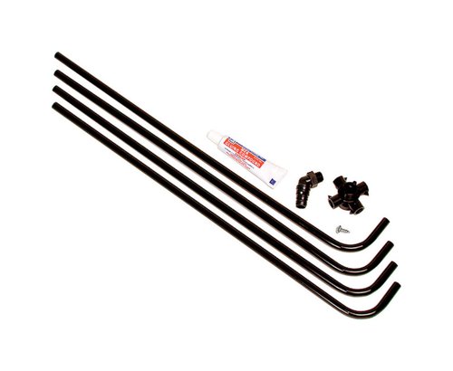 Dial 4 Way Down Black Plastic Evaporative Cooler Water Hook-Up Kit