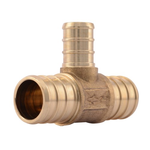 Cash Acme 3/4 in. Male X 3/4 in. D Male Brass Tee