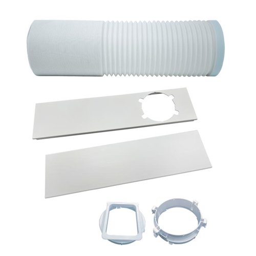 Perfect Aire AC Replacement Window Exhaust Kit 7.5 in. W X 10 in. H White