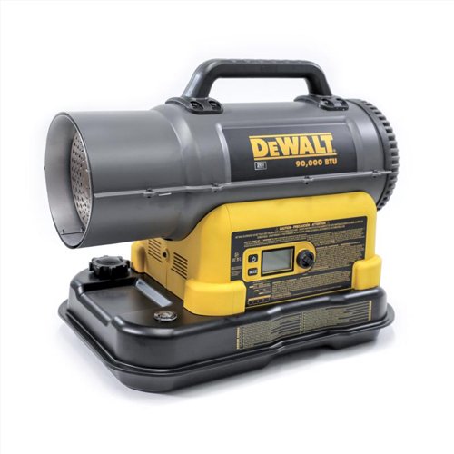 DeWalt 20V Max 90000 Btu/h 1750 sq ft Forced Air Diesel/Kerosene Heater
