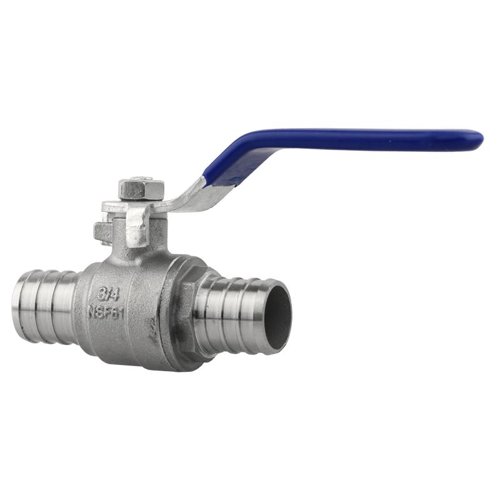 Boshart Industries 3/4 in. Stainless Steel PEX Ball Valve Lever – PEX | City Lumber | Your One Stop Shop Hardware, Building Supplies & Tools in Texas San Angelo, Texas