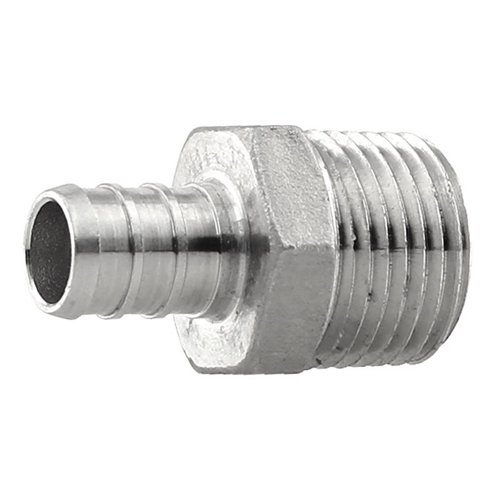 Boshart Industries 1/2 in. PEX X 1/2 in. D MPT Stainless Steel Adapter – PEX | City Lumber | Your One Stop Shop Hardware, Building Supplies & Tools in Texas San Angelo, Texas