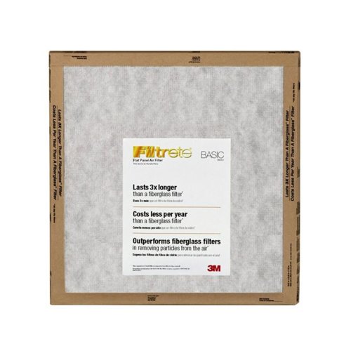 Filtrete 24 in. W X 24 in. H X 1 in. D Synthetic 2 MERV Flat Panel Filter 2 pk