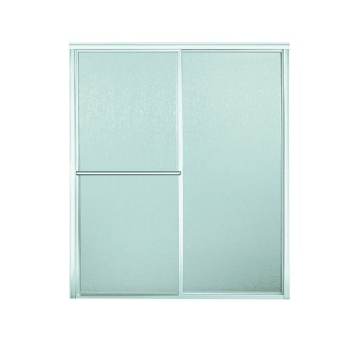 Sterling 70 in. H X 48-7/8 in. W Silver Framed Shower Door