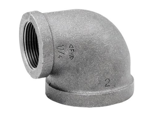 Anvil 2 in. FPT X 1-1/2 in. D FPT Black Malleable Iron 90 Degree Elbow