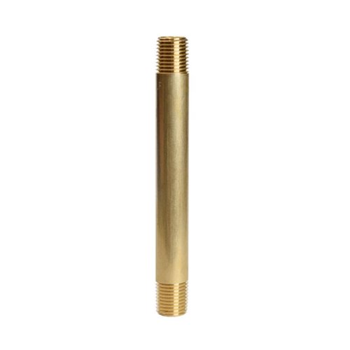ATC 1/4 in. MPT X 1/4 in. D MPT Yellow Brass Nipple 4-1/2 in. L