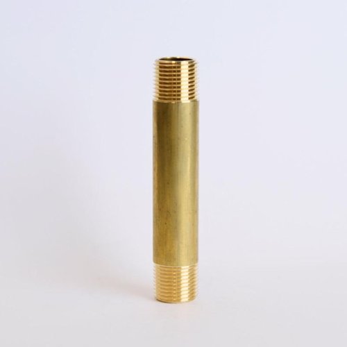 ATC 3/8 in. MPT X 3/8 in. D MPT Yellow Brass Nipple 3-1/2 in. L
