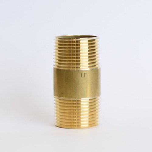 ATC 1 in. MPT X 1 in. D MPT Yellow Brass Nipple 2-1/2 in. L