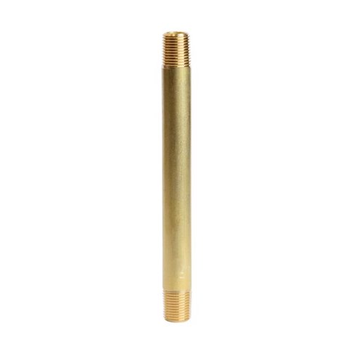 ATC 1/8 in. MPT X 1/8 in. D MPT Yellow Brass Nipple 4 in. L