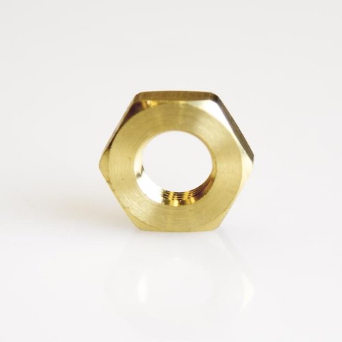 ATC Pipe Lock Nut 1/8 in. Yellow Brass 1 pc