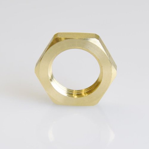ATC Pipe Lock Nut 1/2 in. Yellow Brass 1 pc